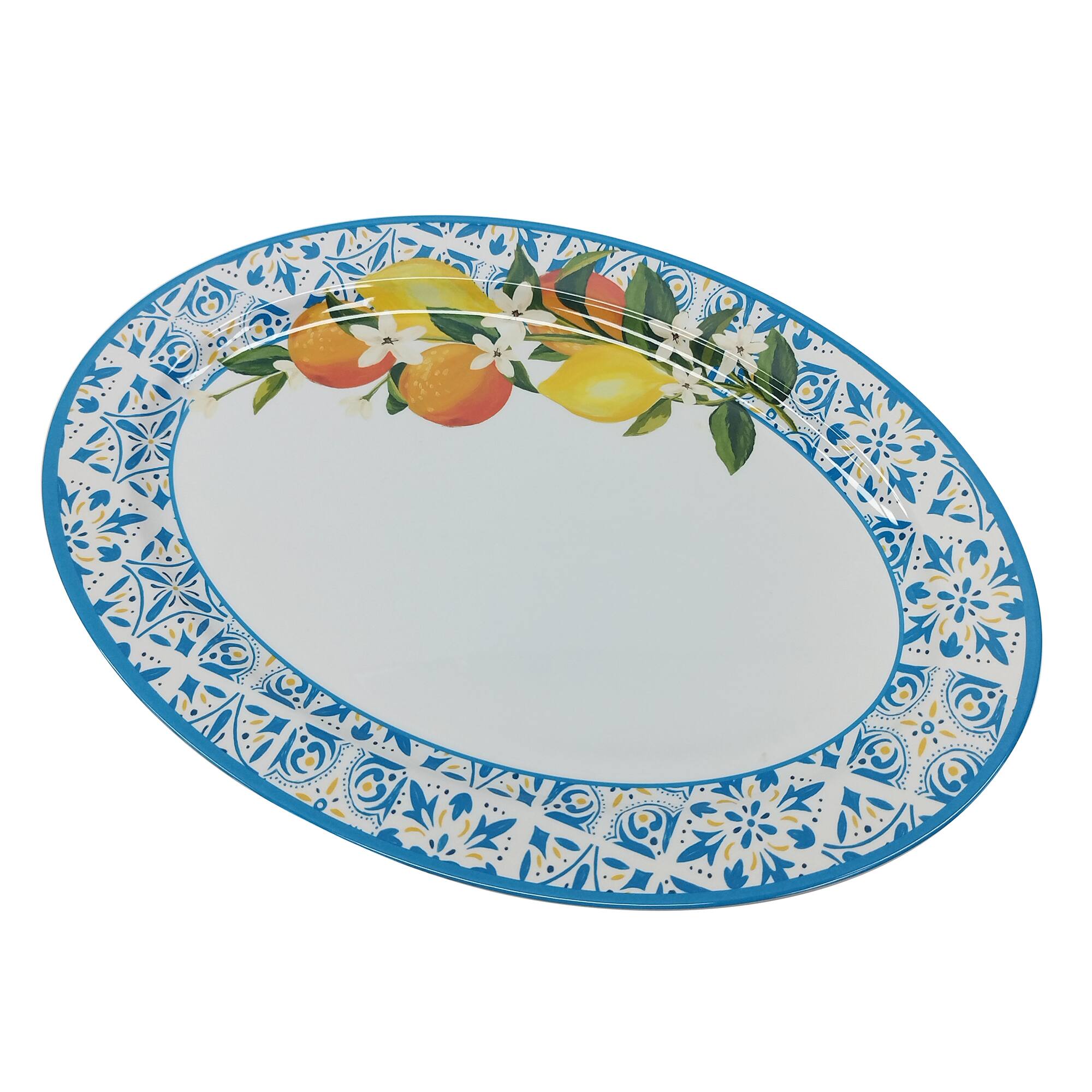 17" x 12" Citrus Kitchen Melamine Platter by Celebrate It™